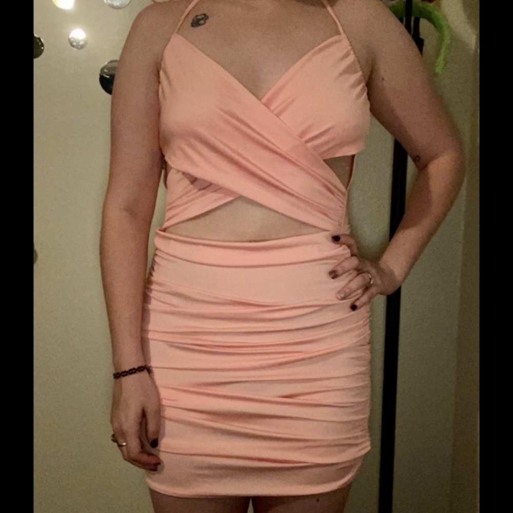 Baby Pink Party Dress